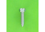 Sheet Metal Screws : Hex Head - Countersunk Head Sheet Metal Screw, White Zinc Steel, DIN 7976