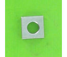 Nuts : Miscellaneous Nuts - Square Nut, DIN 562 - White Zinc Steel