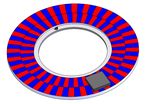 Rotary encoder magnetic ring