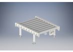 Roller conveyor for pallets