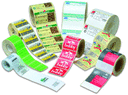 Pre-printed labels