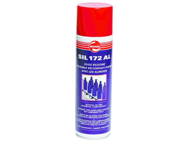 SILICONE OIL FOR LUBRICATION AND MOULD RELEASE AGENT, USABLE IN ACCIDENTAL CONTACT WITH FOODSTUFFS : SIL 172 AL