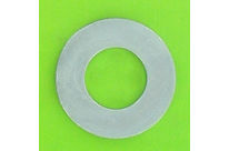 Washers and Circlips : Flat Washers - Without Chamfer - Medium Series &amp;quot;M&amp;quot; - Steel - Medium Washer &amp;quot;M&amp;quot;, White Zinc Steel, NFE 25513