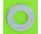 Washers and Circlips : Flat Washers - Without Chamfer - Medium Series &quot;M&quot; - Steel - Medium Washer &quot;M&quot;, White Zinc Steel, NFE 25513