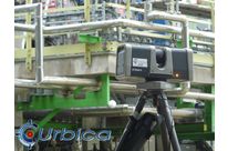 Laser survey on industrial plant