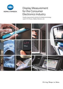 Display measurement for the consumer electronics industry