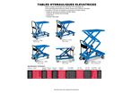 hydraulic lifting tables