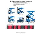 hydraulic lifting tables