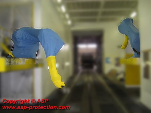 Protective cover for painting robot | Automotive industry
