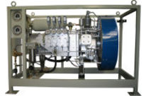 Compressor for inerte gases