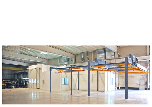 Painting and drying booths