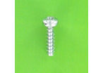 Self-tapping Screws : Screws For Thermoplastics - Round Button Head, Pozidriv - Eco-Syn for Pozidriv Button Head, Thermoplastic, White Zinc Steel