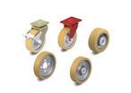 Wheels and castors with cast Vulkollan® polyurethane tread