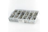 Hex Head Screws : Standard Hex Head Screws - Pack of Assorted Items - Pack of 292 Hex Head Screws + M8-M10-M12 Nuts, A2 Stainless Steel, DIN 933