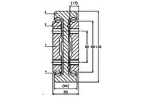 Slide total extention Steel E1020
