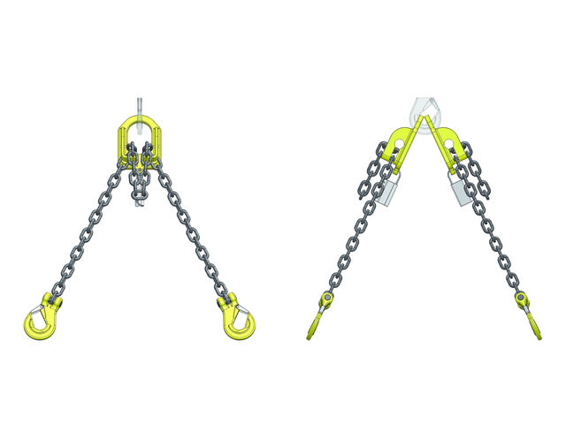 STAS Alloy 4-leg chain sling - QOS adjustable type