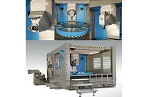 Drilling machining centre for rings and flanges
