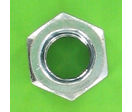 Nuts : Hex Nuts - Thick Hex Nut, Hh 1D - Thick Hex Nut, Hh, White Zinc Steel, UNI 5587