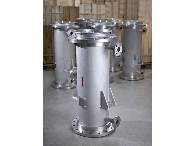 s/s pressure housing for 52 mm membranes