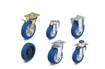 Wheels and castors with cast Blickle Besthane® Soft polyurethane tread