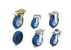 Wheels and castors with cast Blickle Besthane® Soft polyurethane tread