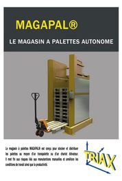 Autonomous pallet magazine