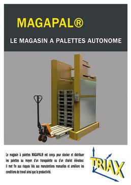 Autonomous pallet magazine