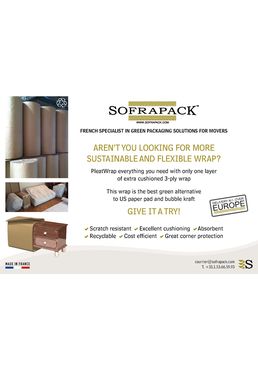 SOFRAPACK's new product : the PLEATWRAP