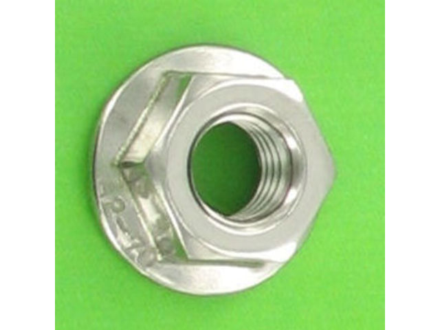 Nuts : Self-Locking Nuts - Slotted Flange Nut - Slotted Flange Nut, A4 Stainless Steel, DIN 6923