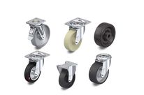 Heat-resistant wheels and castors